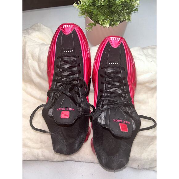 Nike Shox R4 Voltage Cherry Blk Running Shoe 302874-600 Sz 10 Rare Women's - Picture 8 of 13
